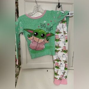 Disney’s StarWars baby Yoda child pajamas size 10